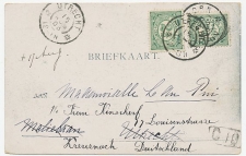 Em. Vurtheim Doorn - Utrecht 1903 - Bijgefrankeerd - Duitsland