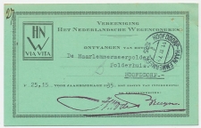 Hoofddorp - Haarlemmermeer 1935 - Kwitantie