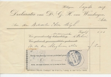 Hoofddorp Haarlemmermeer 1917 - Stortingsbewijs Postwissel