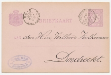 Kleinrondstempel Rotterd:-Delftsh: 1888